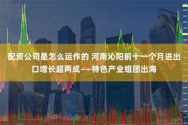 配资公司是怎么运作的 河南沁阳前十一个月进出口增长超两成——特色产业组团出海