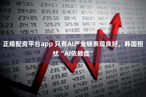 正规配资平台app 只有AI产业链表现良好，韩国担忧“AI依赖症”